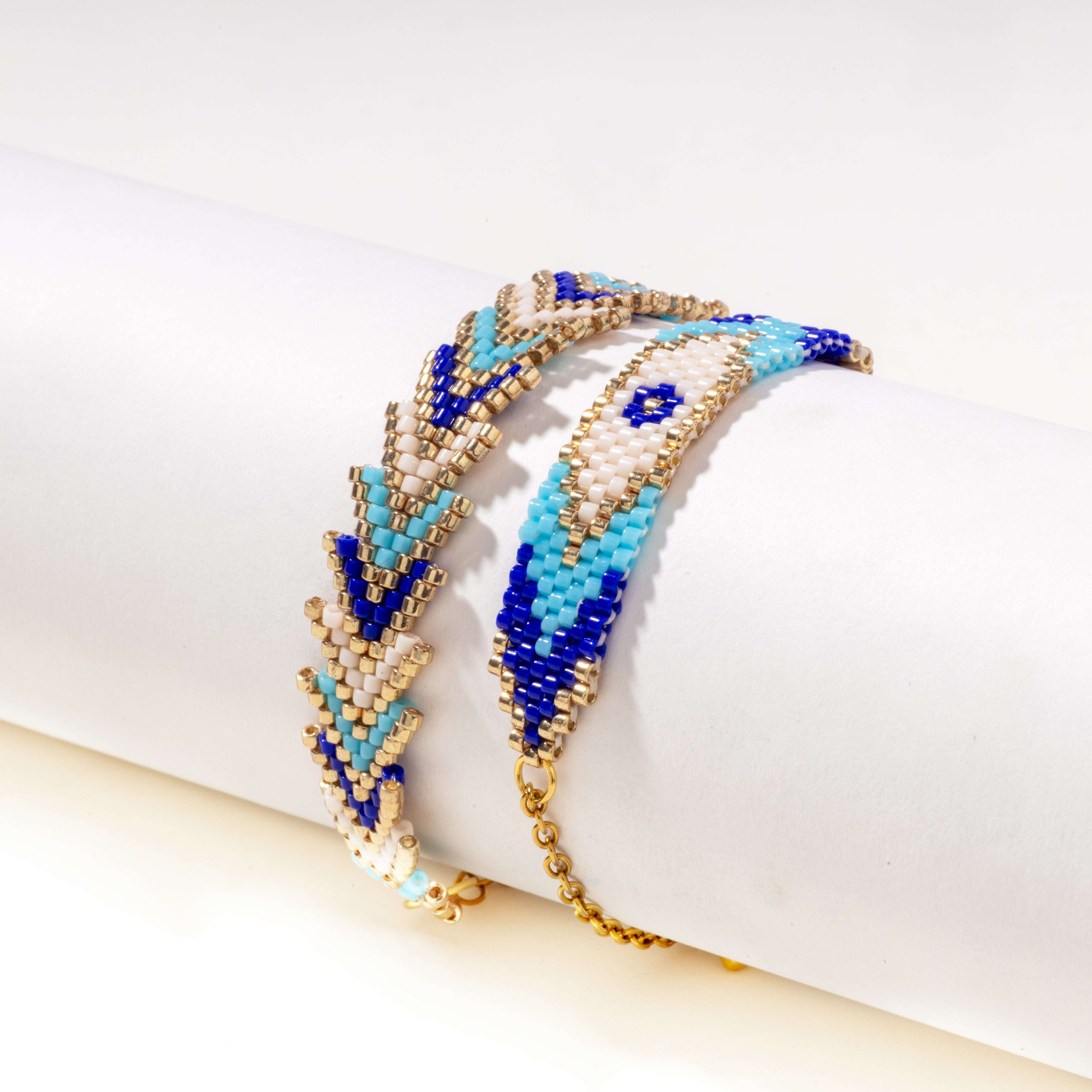 Evil Eye Bracelet Stack of 2 - Jenni and Janki