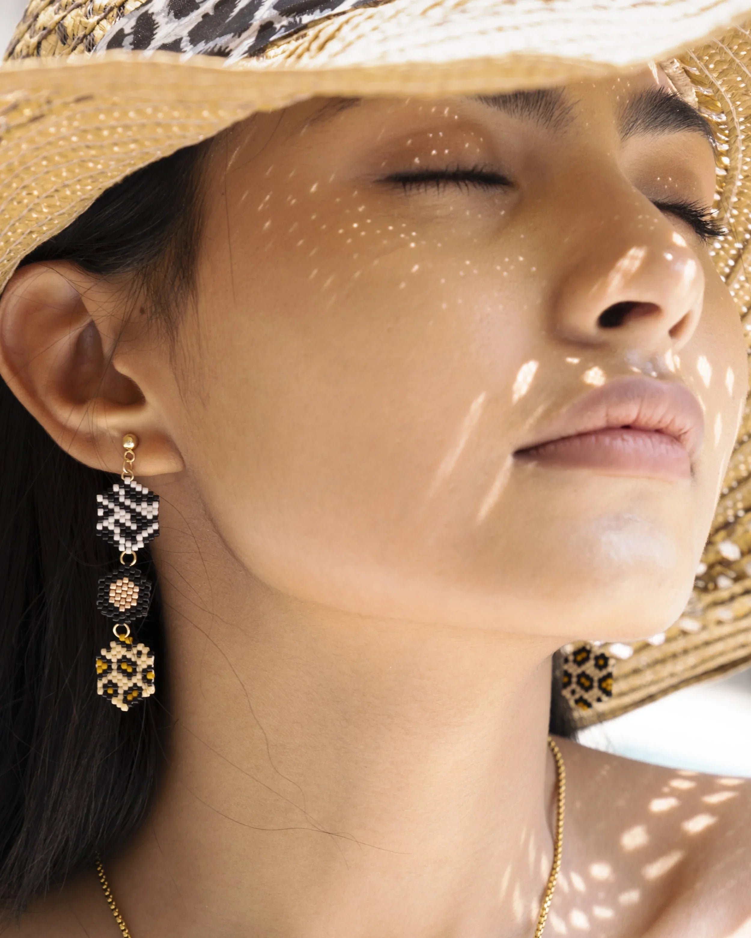 Leopard Earrings - Jenni and Janki