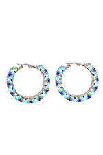 Evil Eye Hoop Earrings