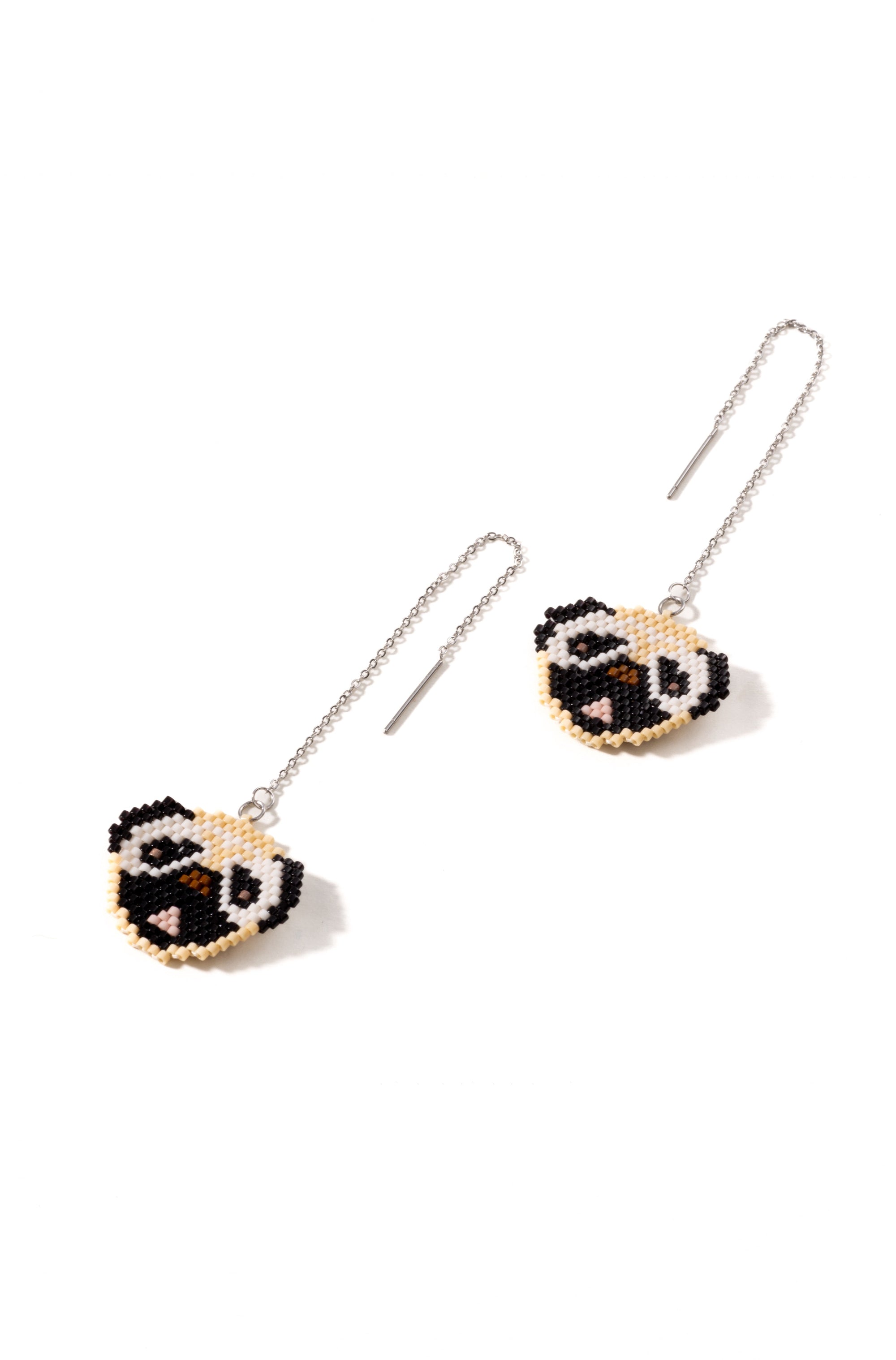 Pug Dog Earrings - Jenni and Janki