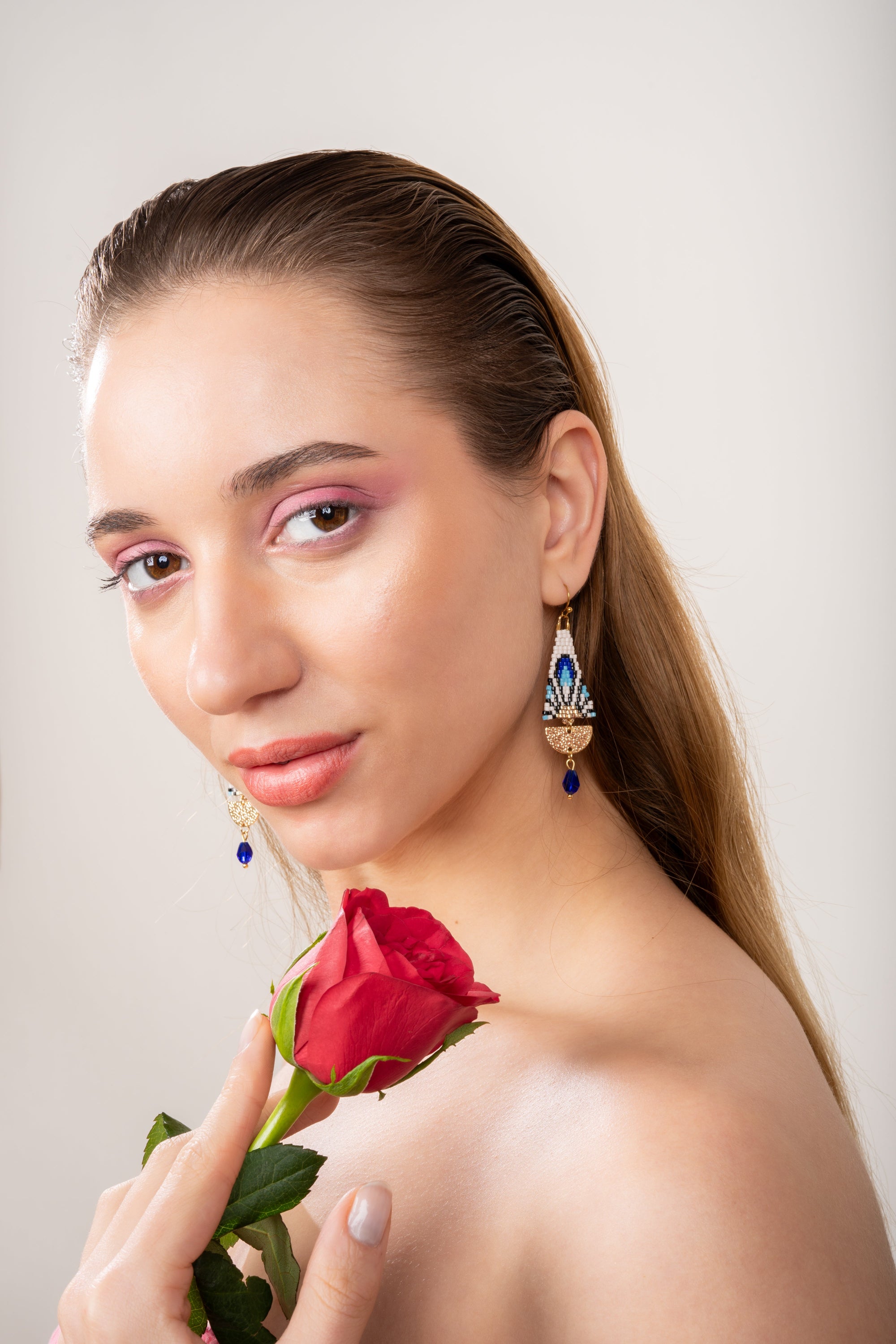 Sapphire Whisper Earrings - Jenni and Janki