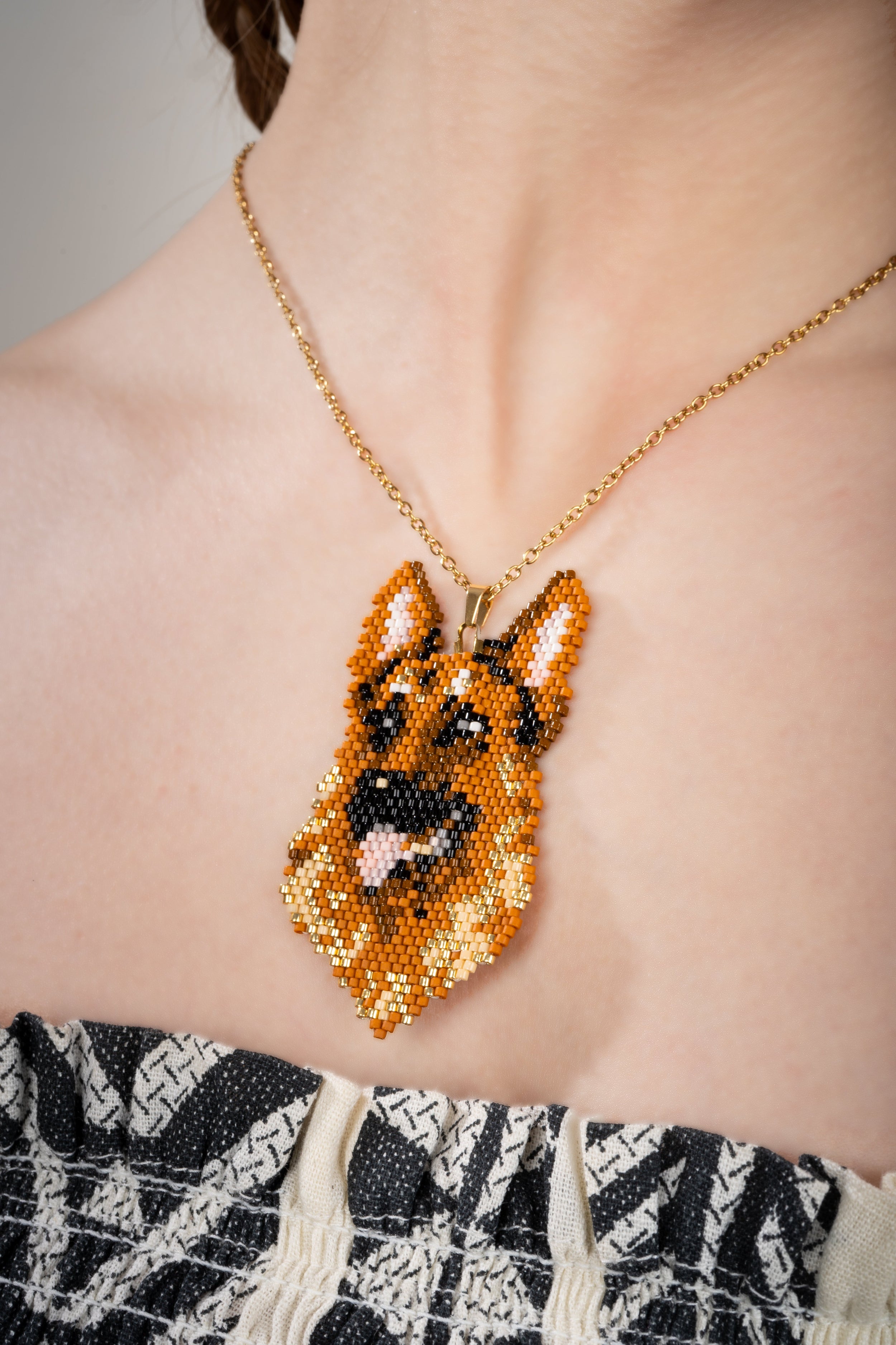 German Shepherd Dog Necklace - Jenni and Janki